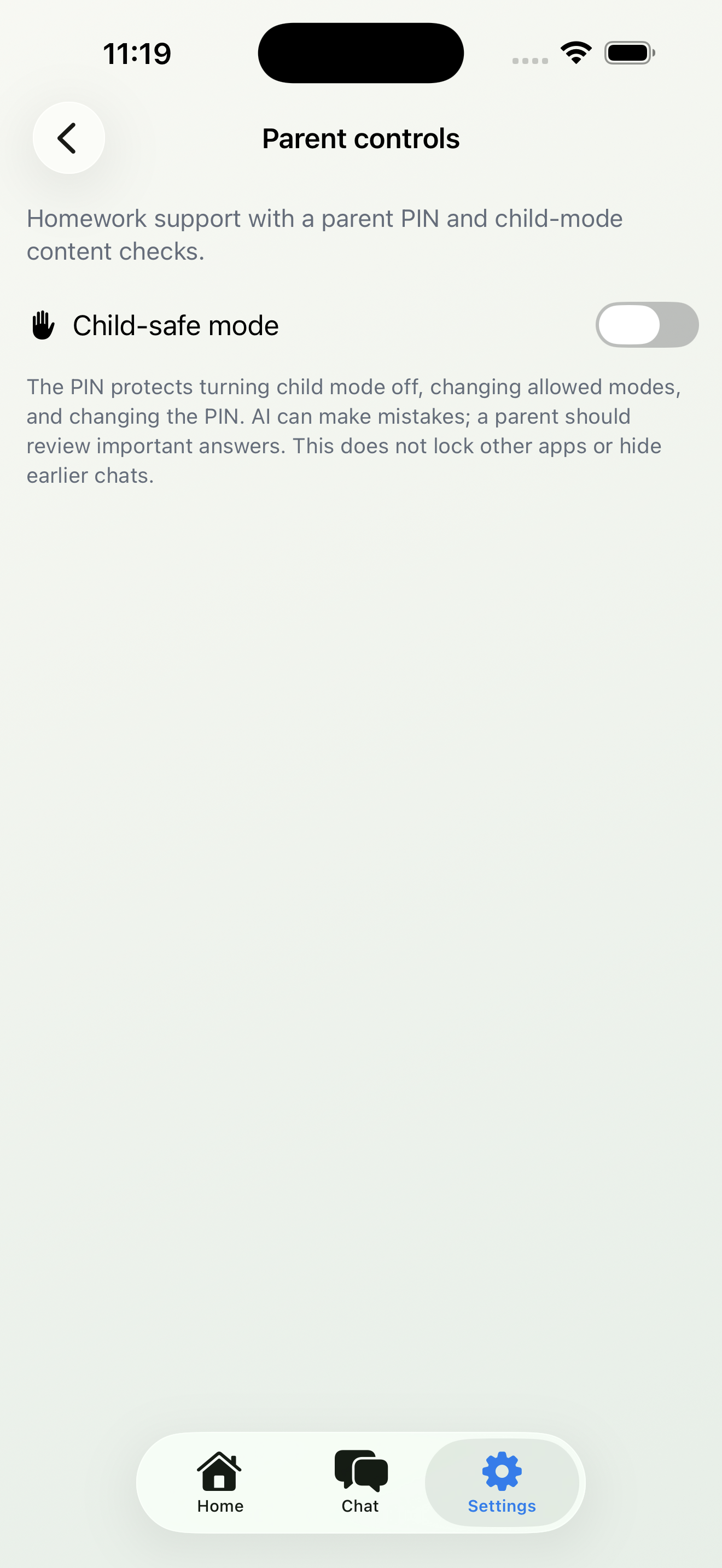 Set the boundaries together. Nuvori app screenshot